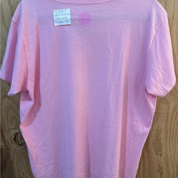 Life is good Women’s Pink I Go Both Ways Wine T-shirt Size XXL - Picture 3 of 3